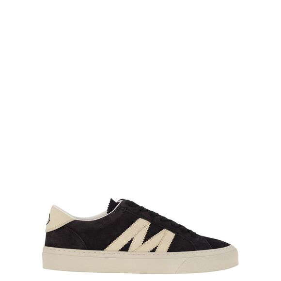 Moncler Men Monaco2 - Suede And Nubuck Leather Trainers - Picture 1 of 7